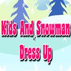 Kids And Snowman Dress Up spil