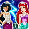 Jasmine vs. Ariel Fashion Battle spil